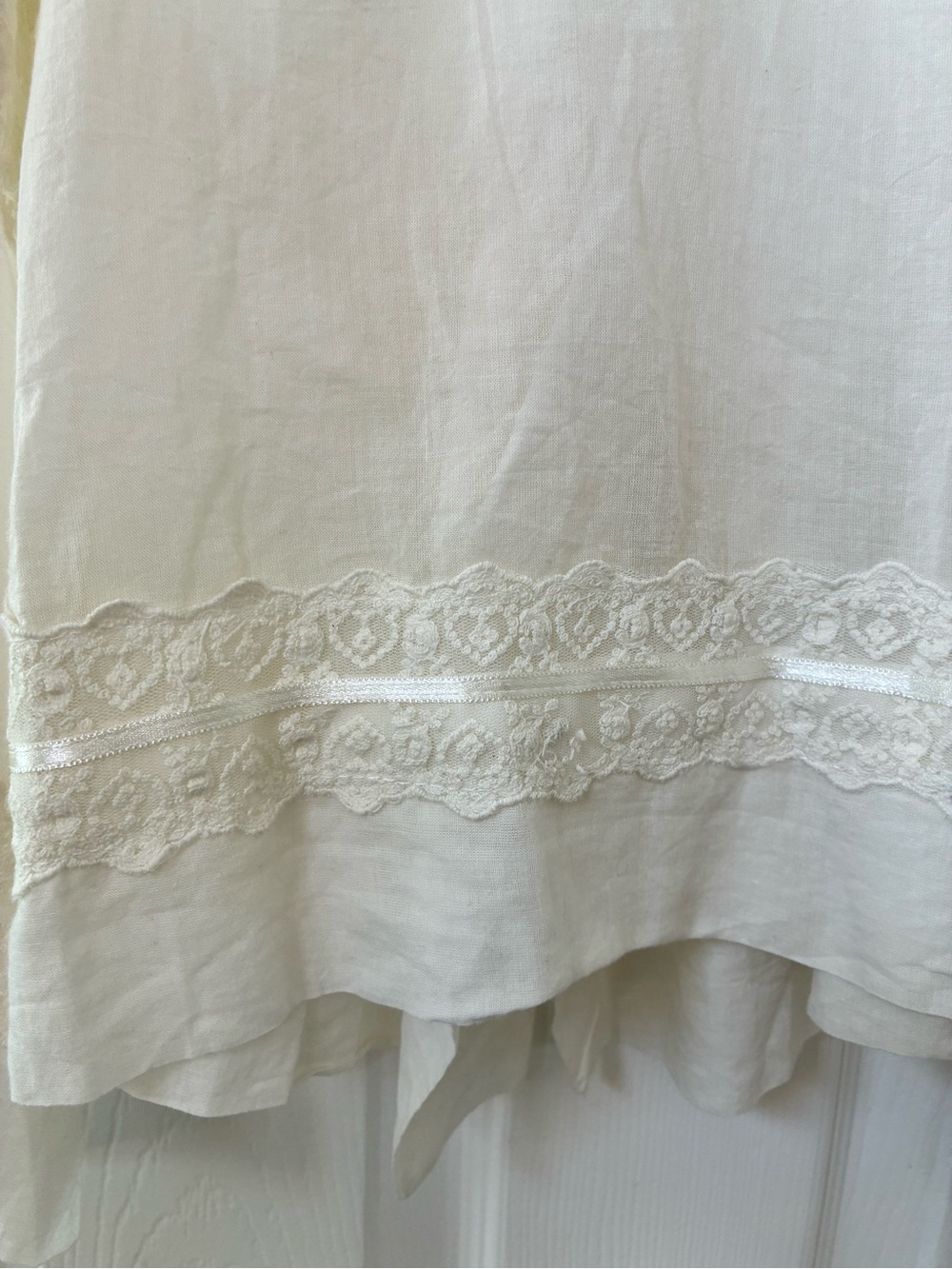 Free People Cream Lace-Trim Camisole - Picture 2 of 5